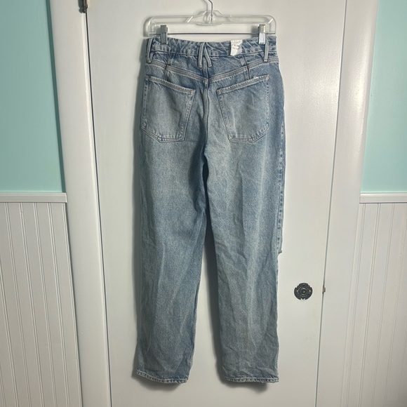 NWT Good American Good '90s Ripped High Waist Relaxed Jeans in Indigo293 Size 26 - Picture 5 of 13